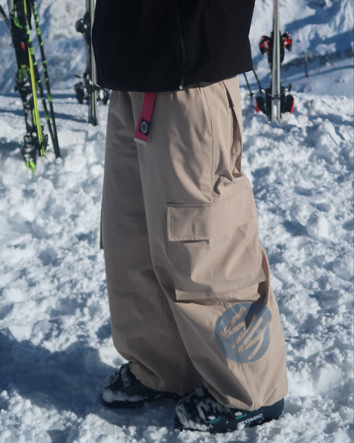 Sand Baggy Ski Pants