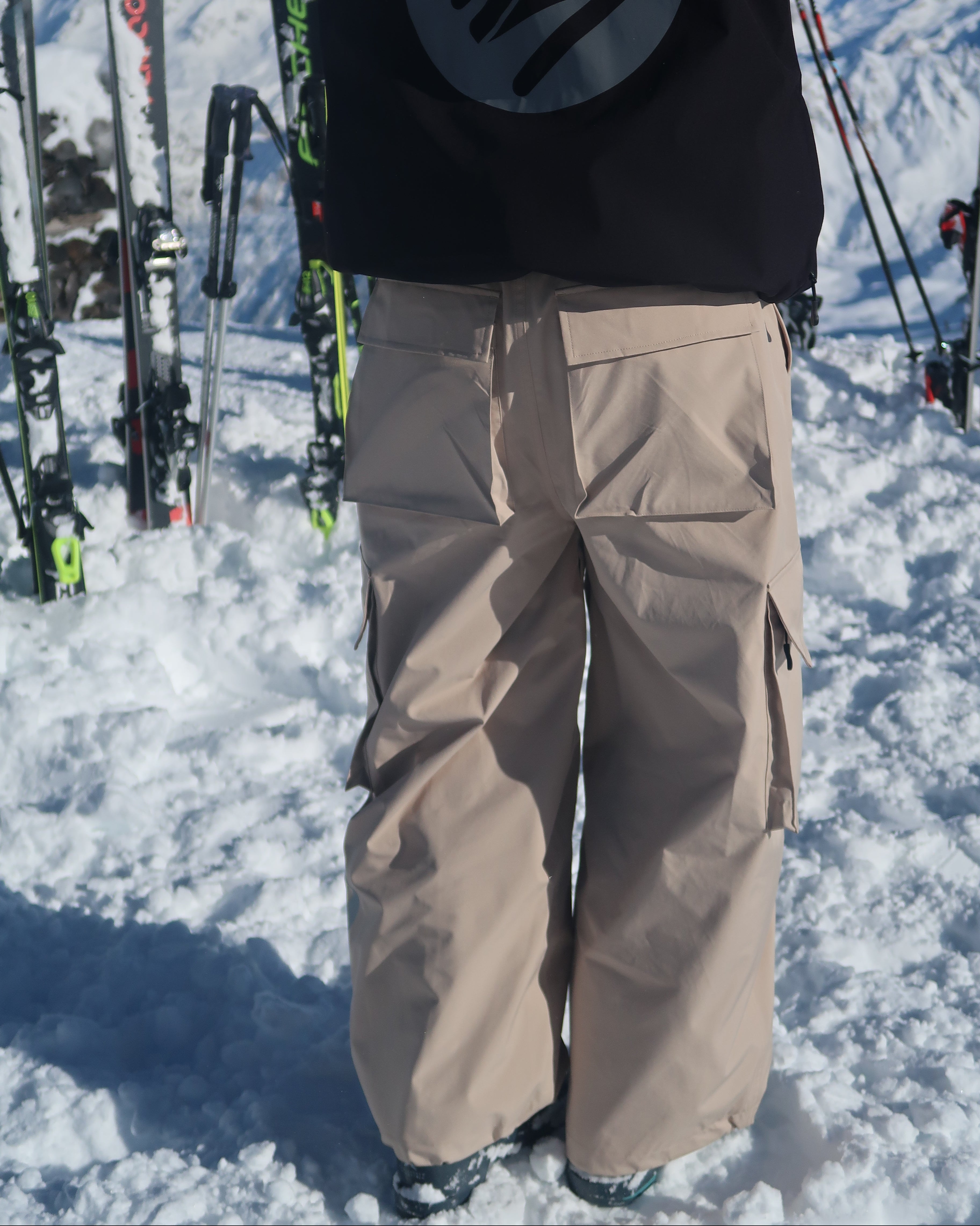 Sand Baggy Ski Pants