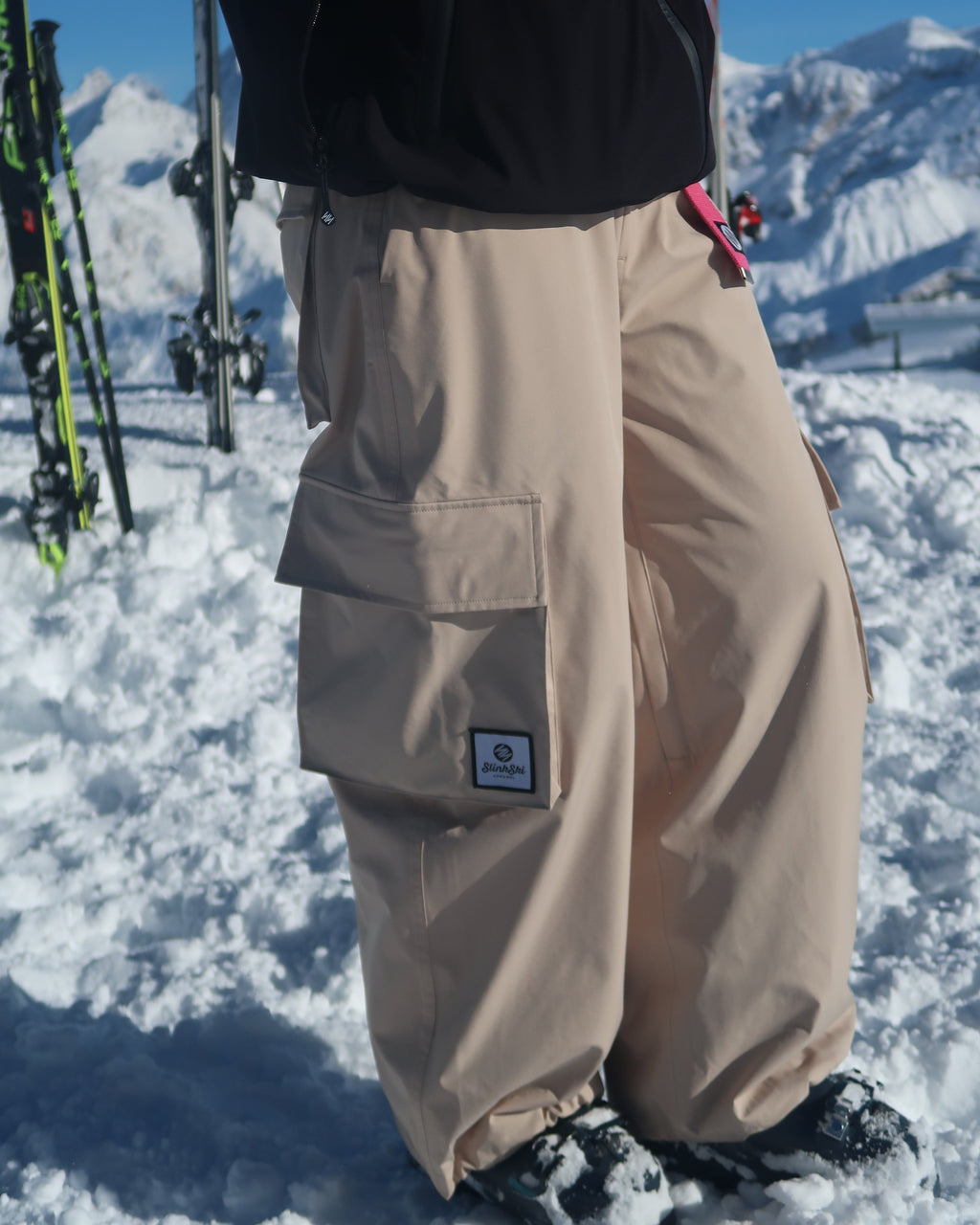 Sand Baggy Ski Pants