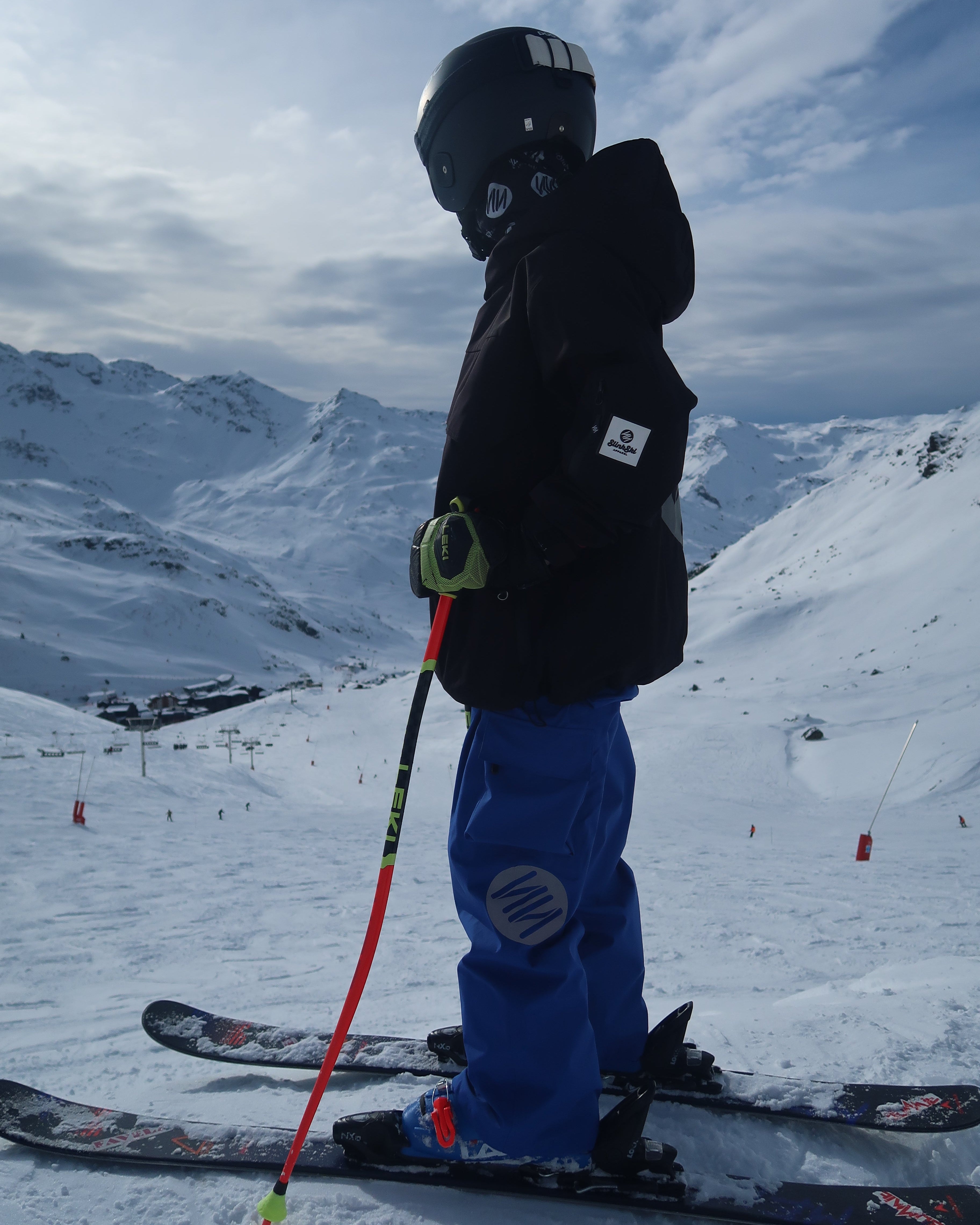 Royal Blue Kids Baggy Ski Pants