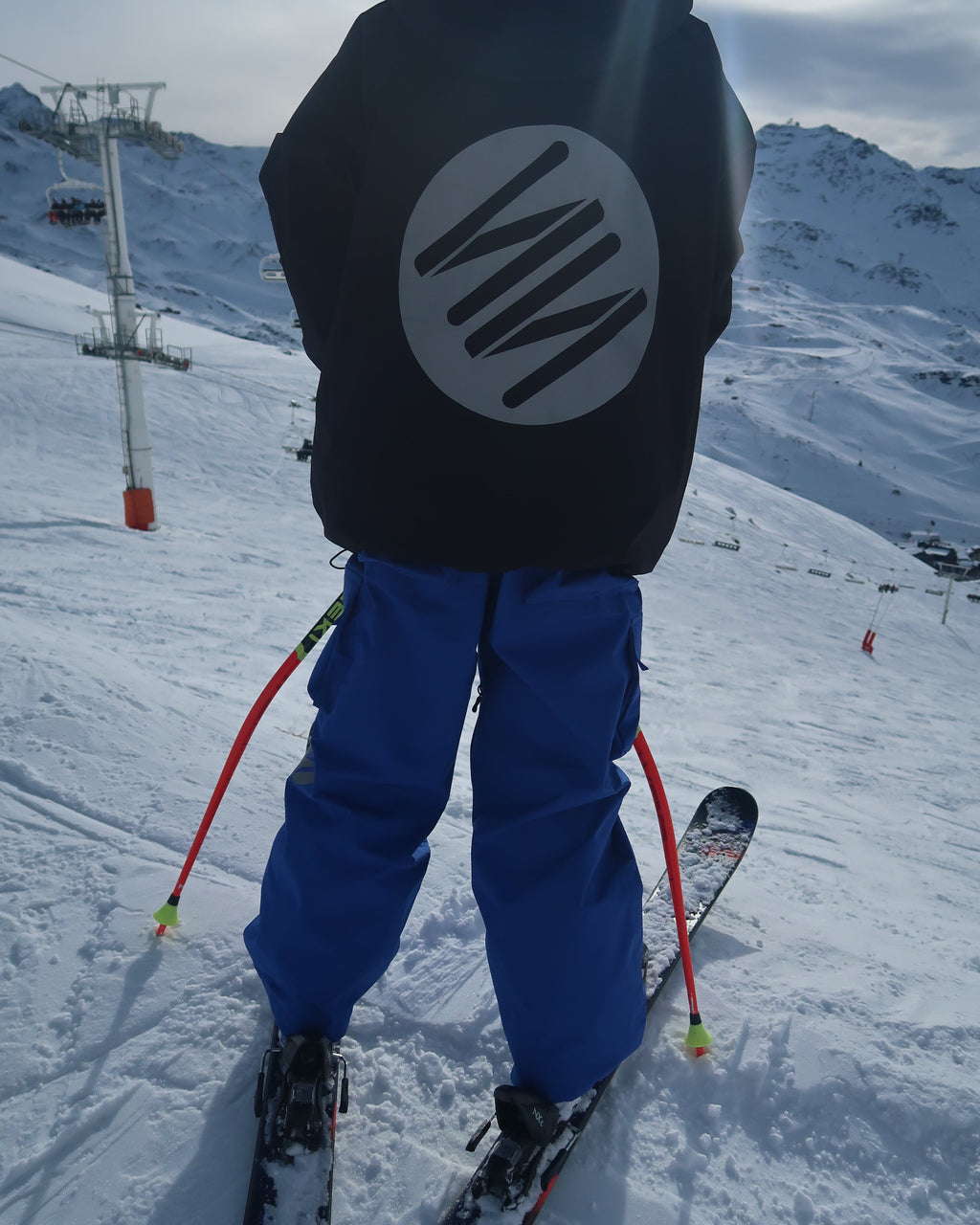 Royal Blue Kids Baggy Ski Pants