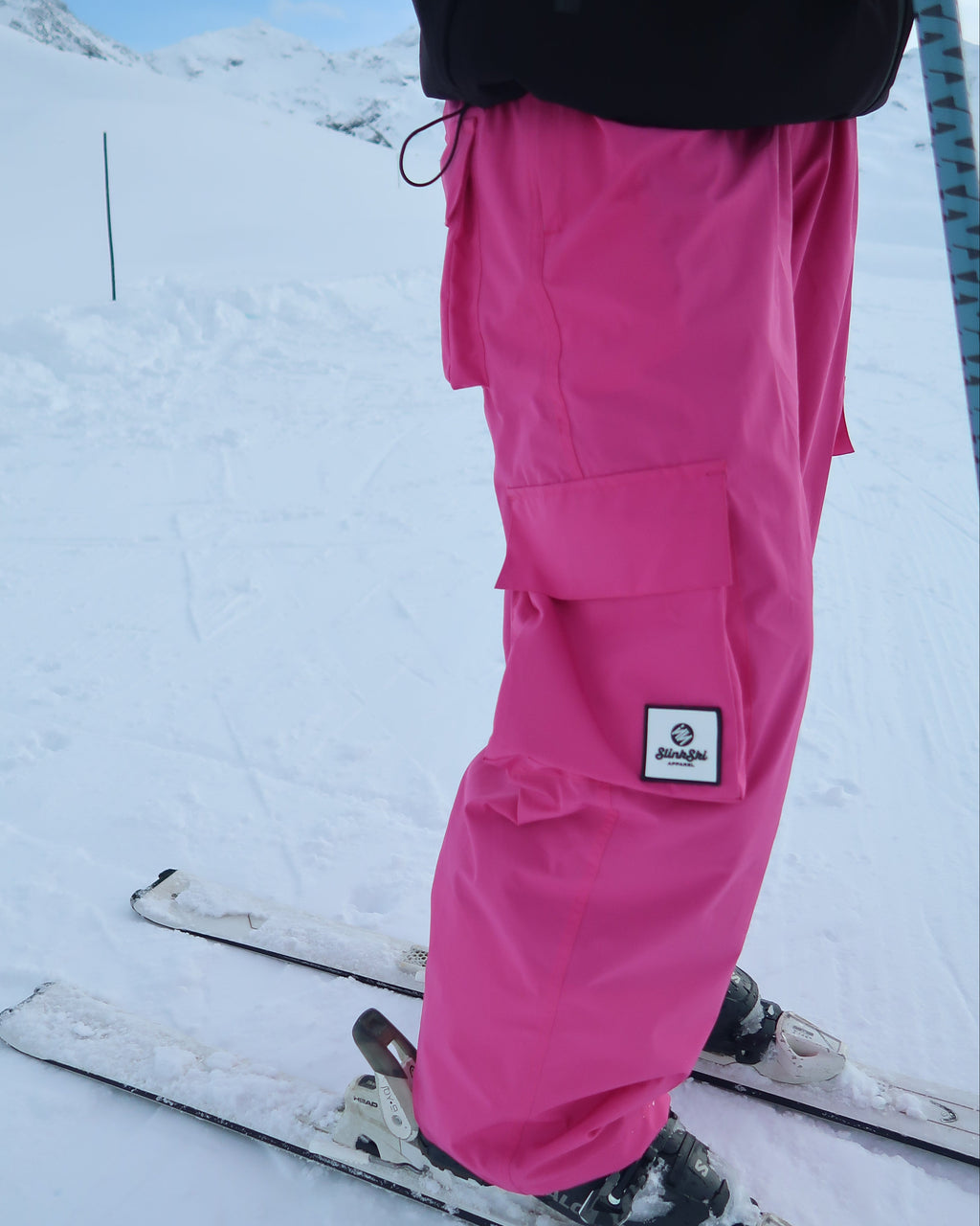 Fuchsia Baggy Ski Pants
