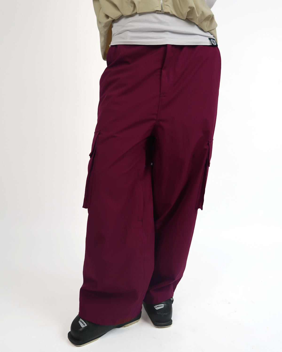 Bordeaux Baggy Ski Pants