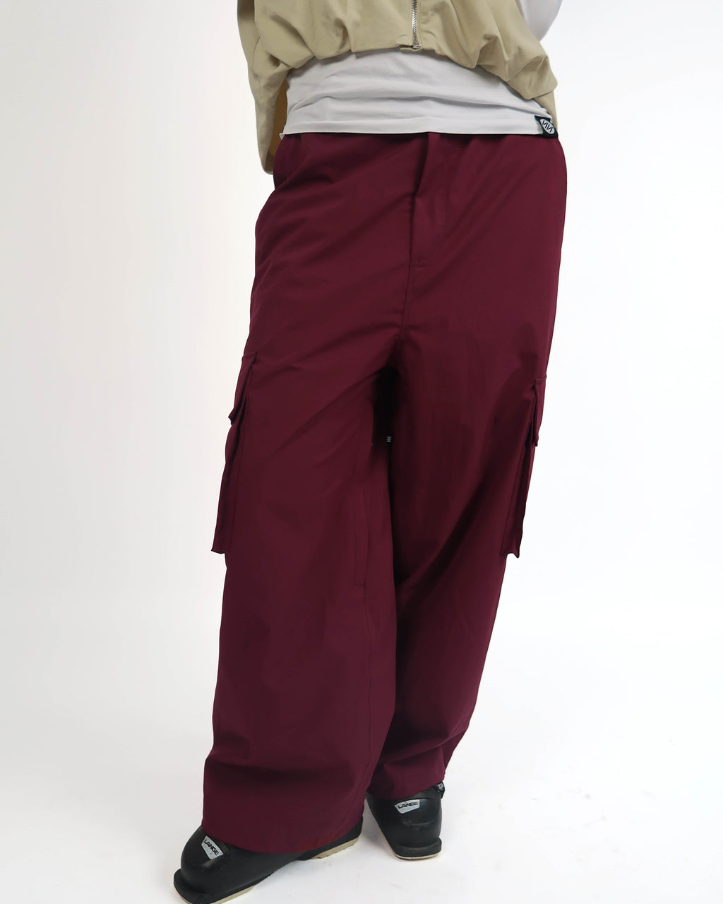 Bordeaux Baggy Ski Pants