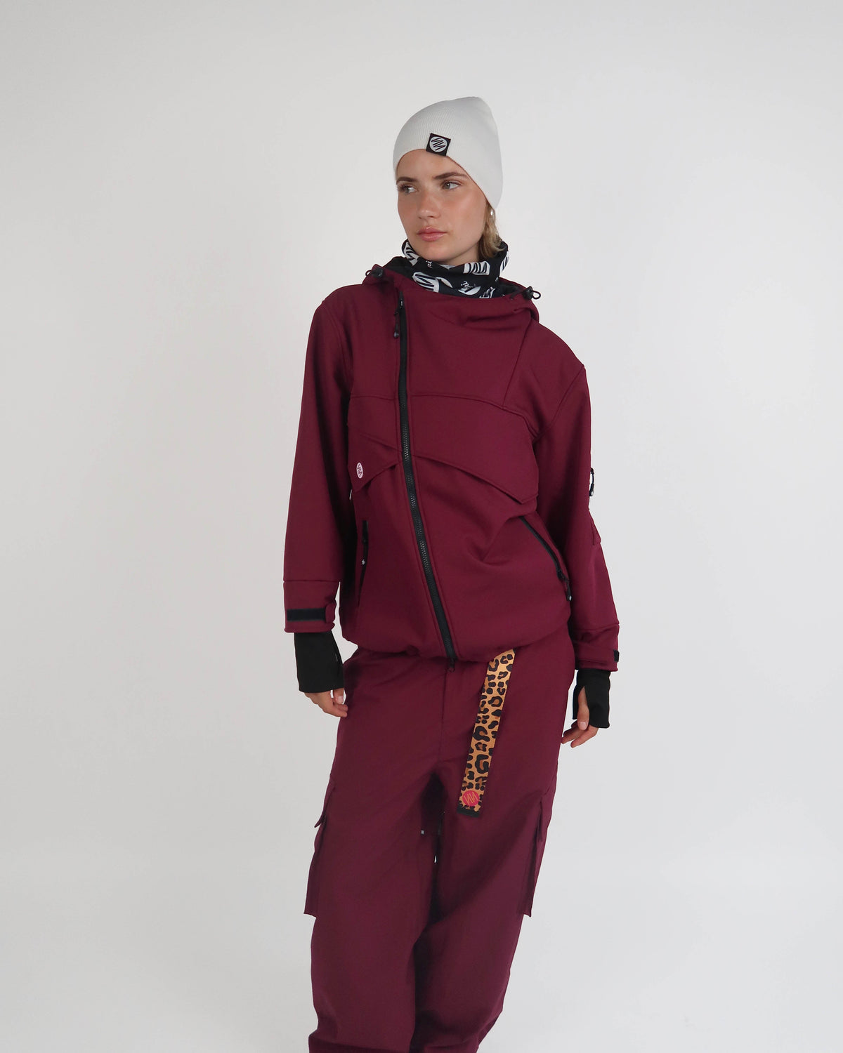 Bordeaux Tilt Shell Jacket