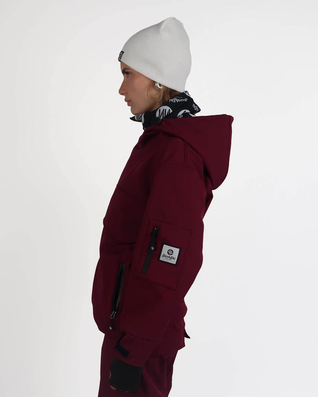 Bordeaux Tilt Shell Jacket