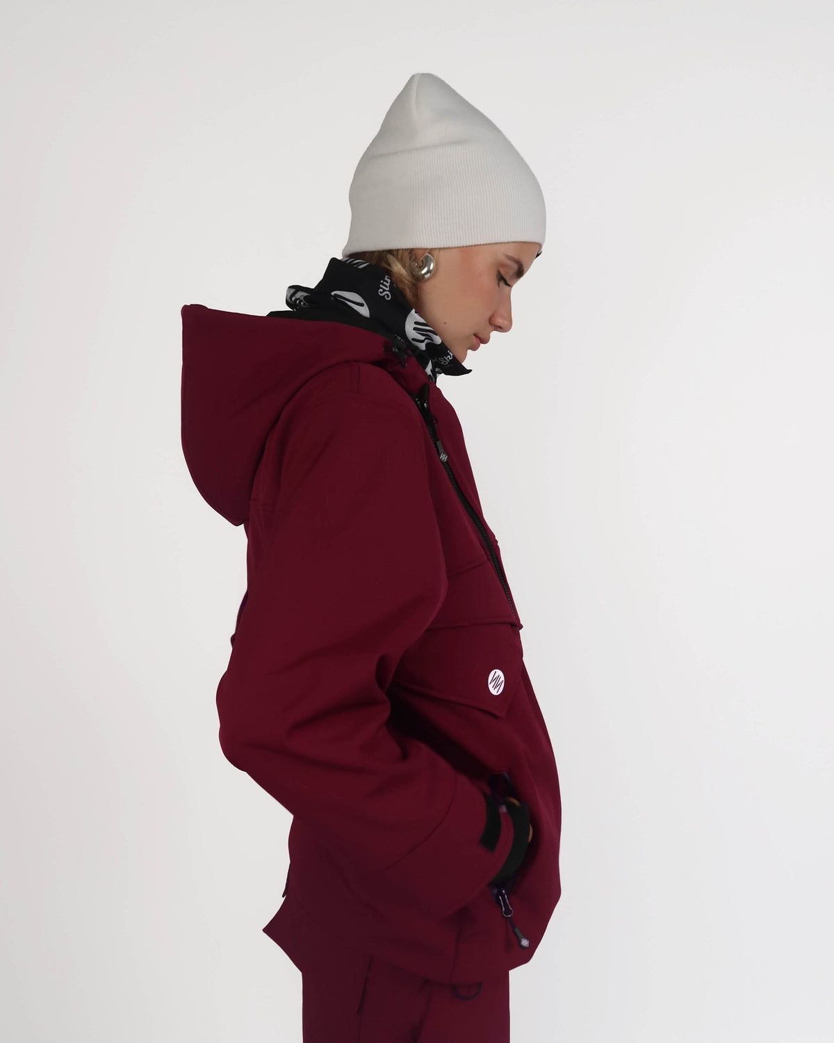 Bordeaux Tilt Shell Jacket