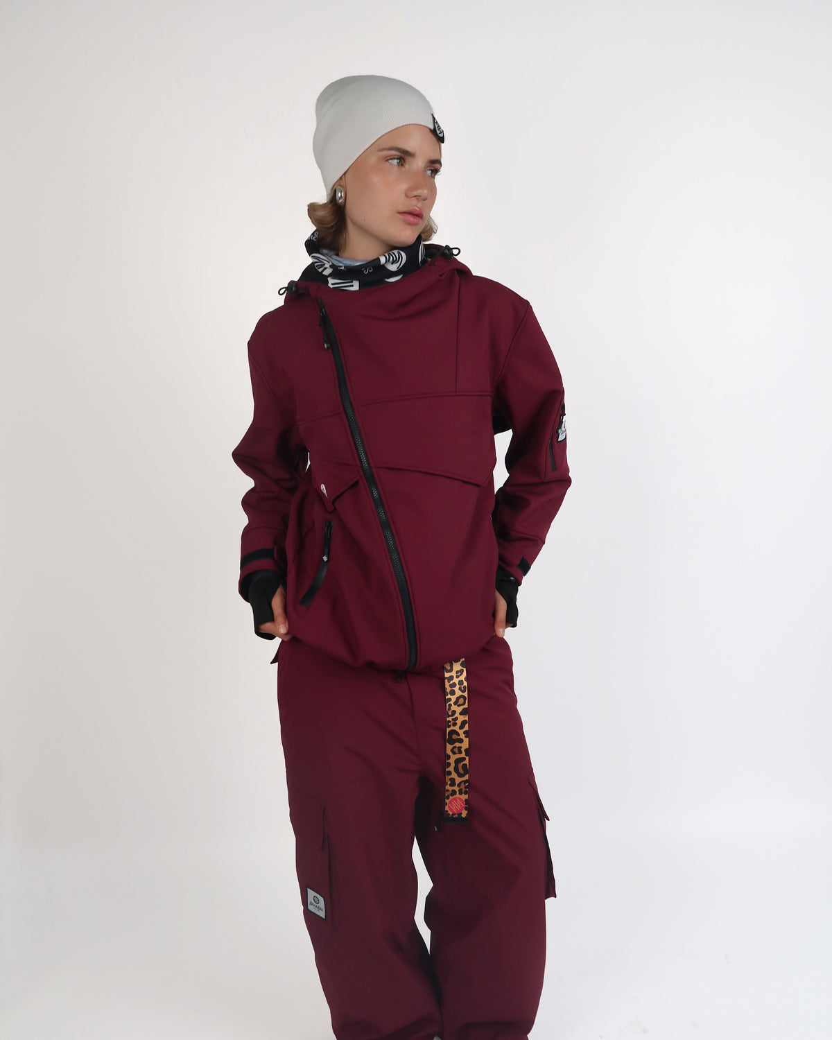 Bordeaux Tilt Shell Jacket