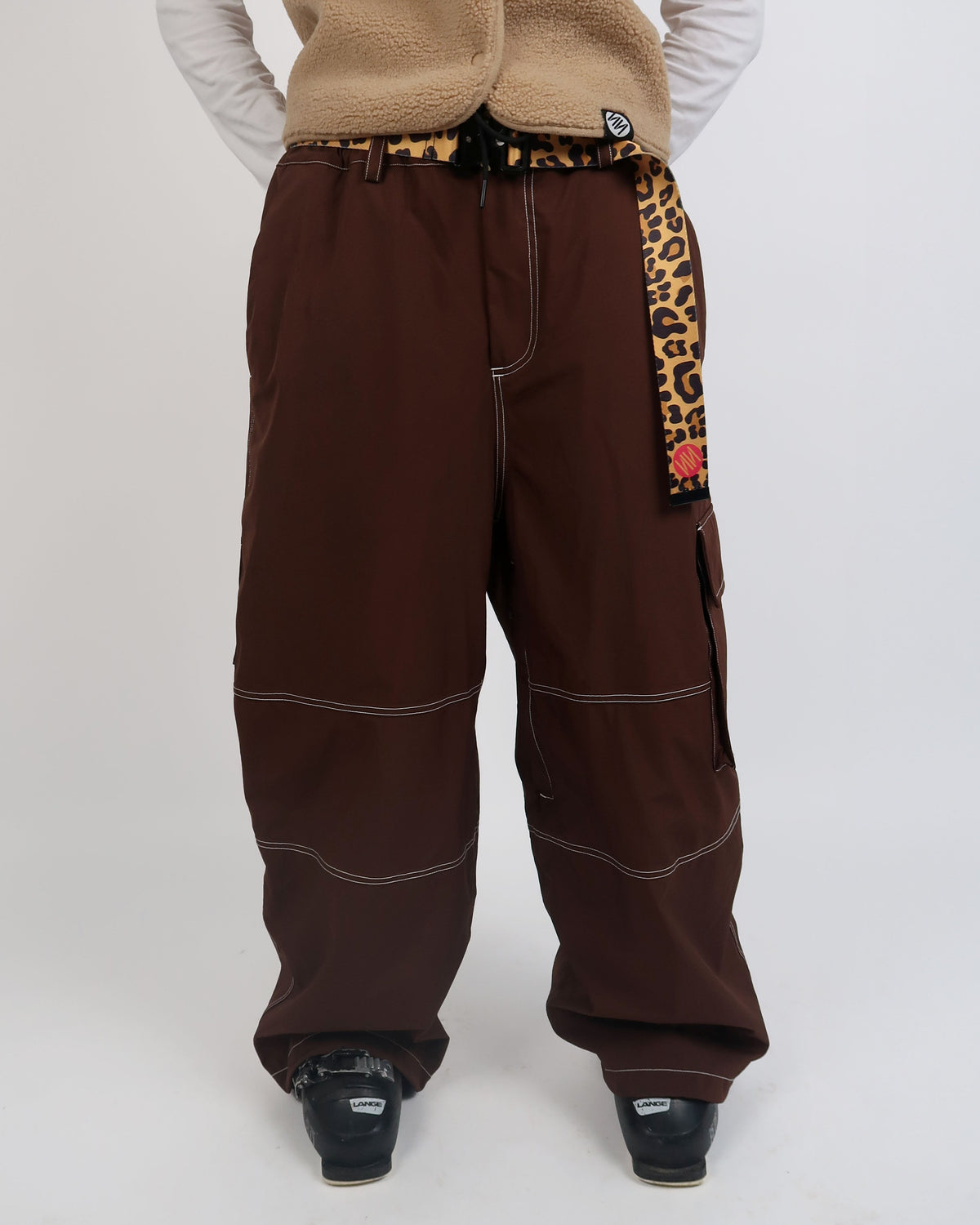 Espresso Baggy Ski Pants