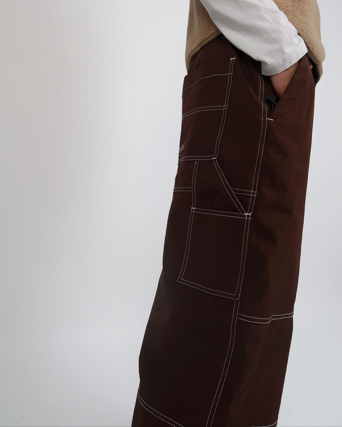 Espresso Baggy Ski Pants