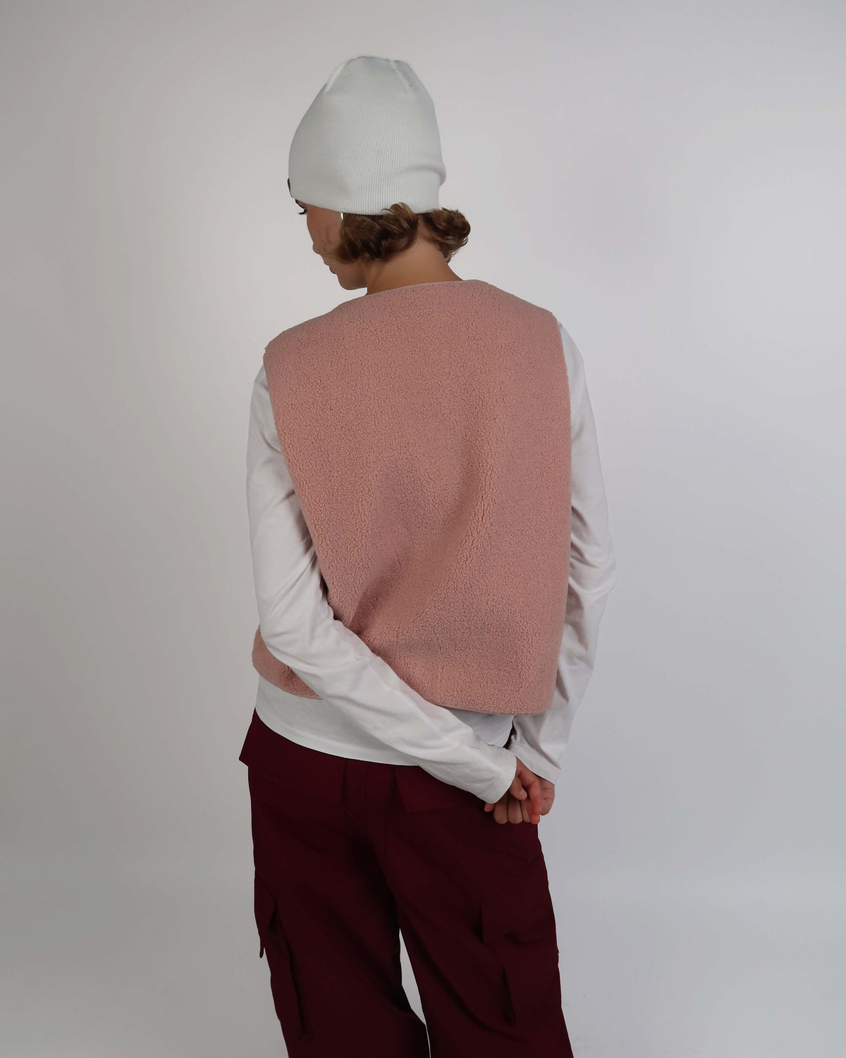 Pink Fleece Gilet