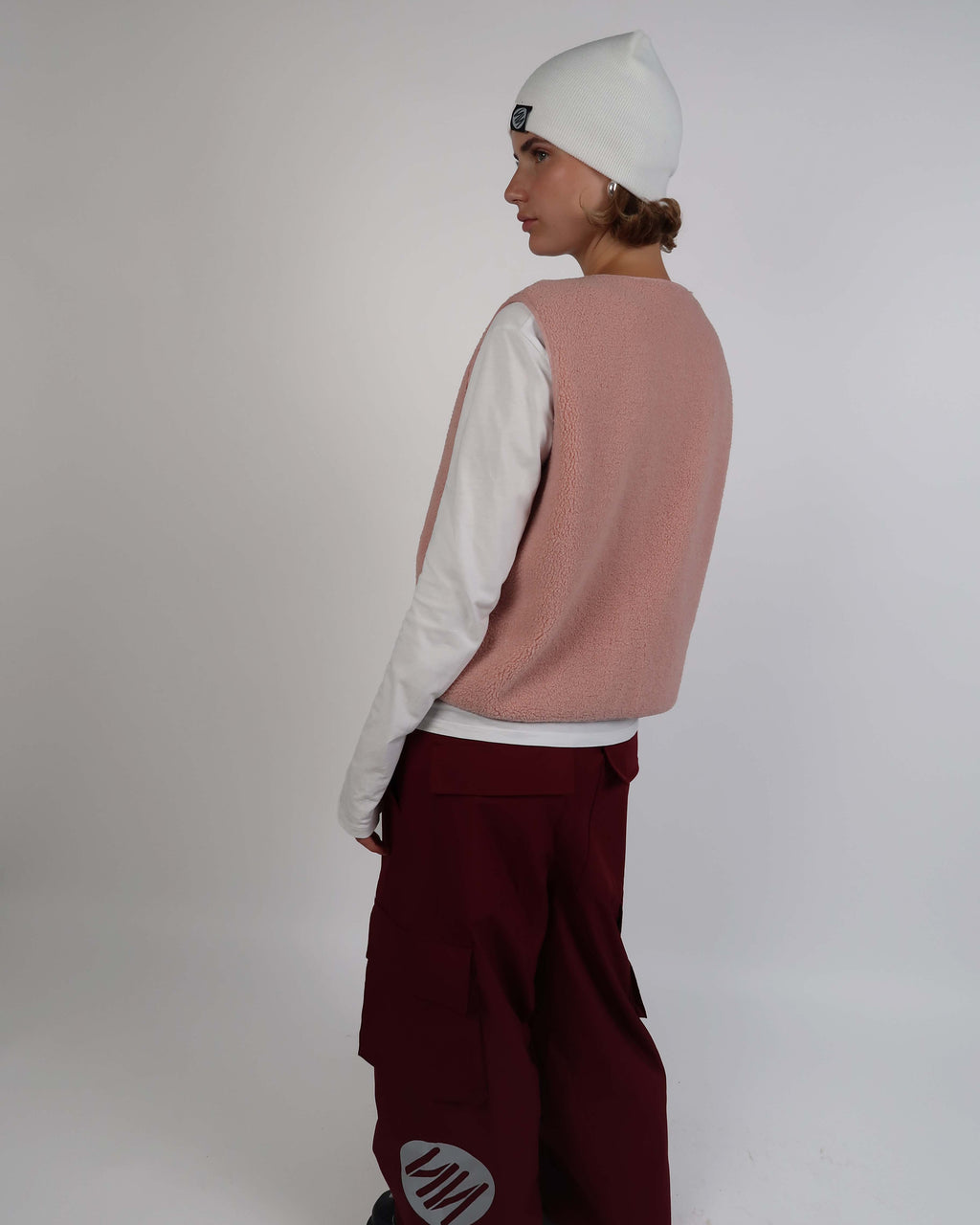 Pink Fleece Gilet