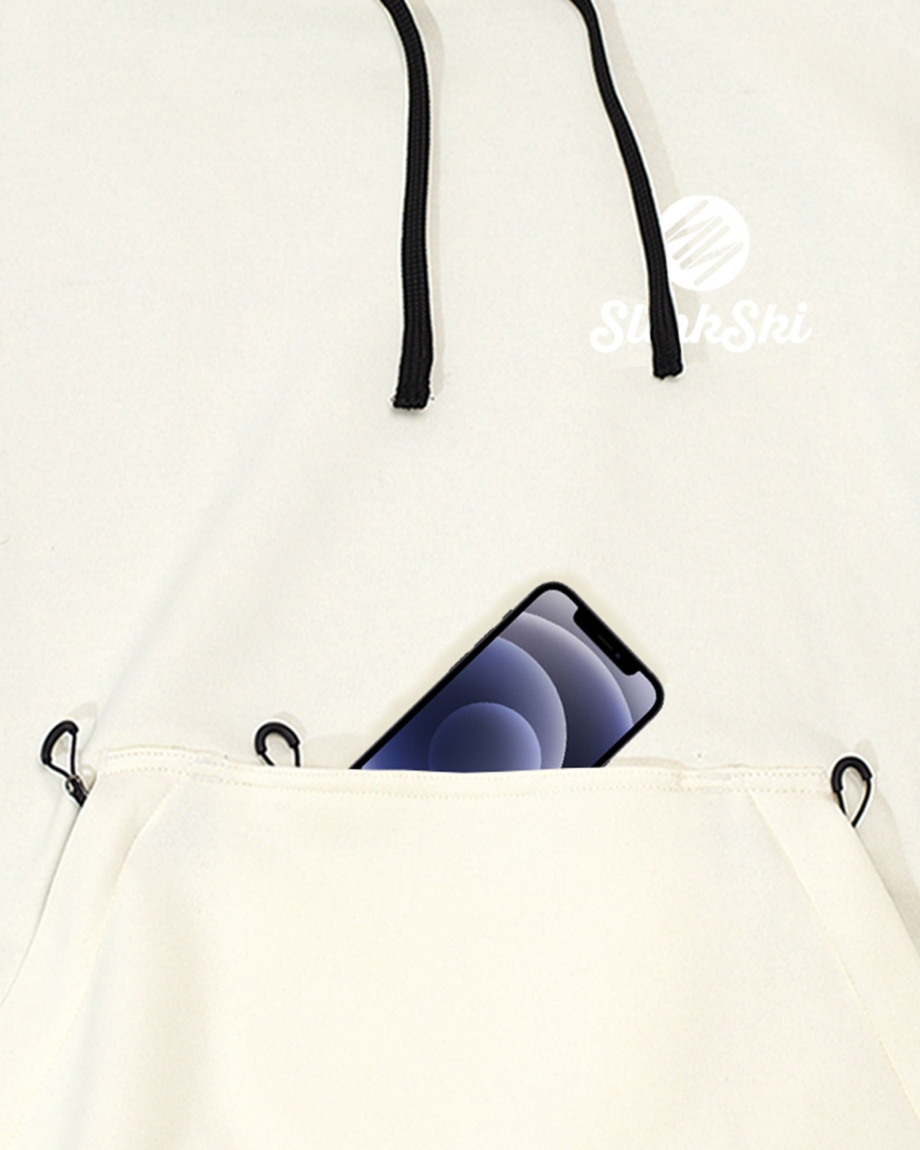 Classic Riding Hoodie Cream/Green