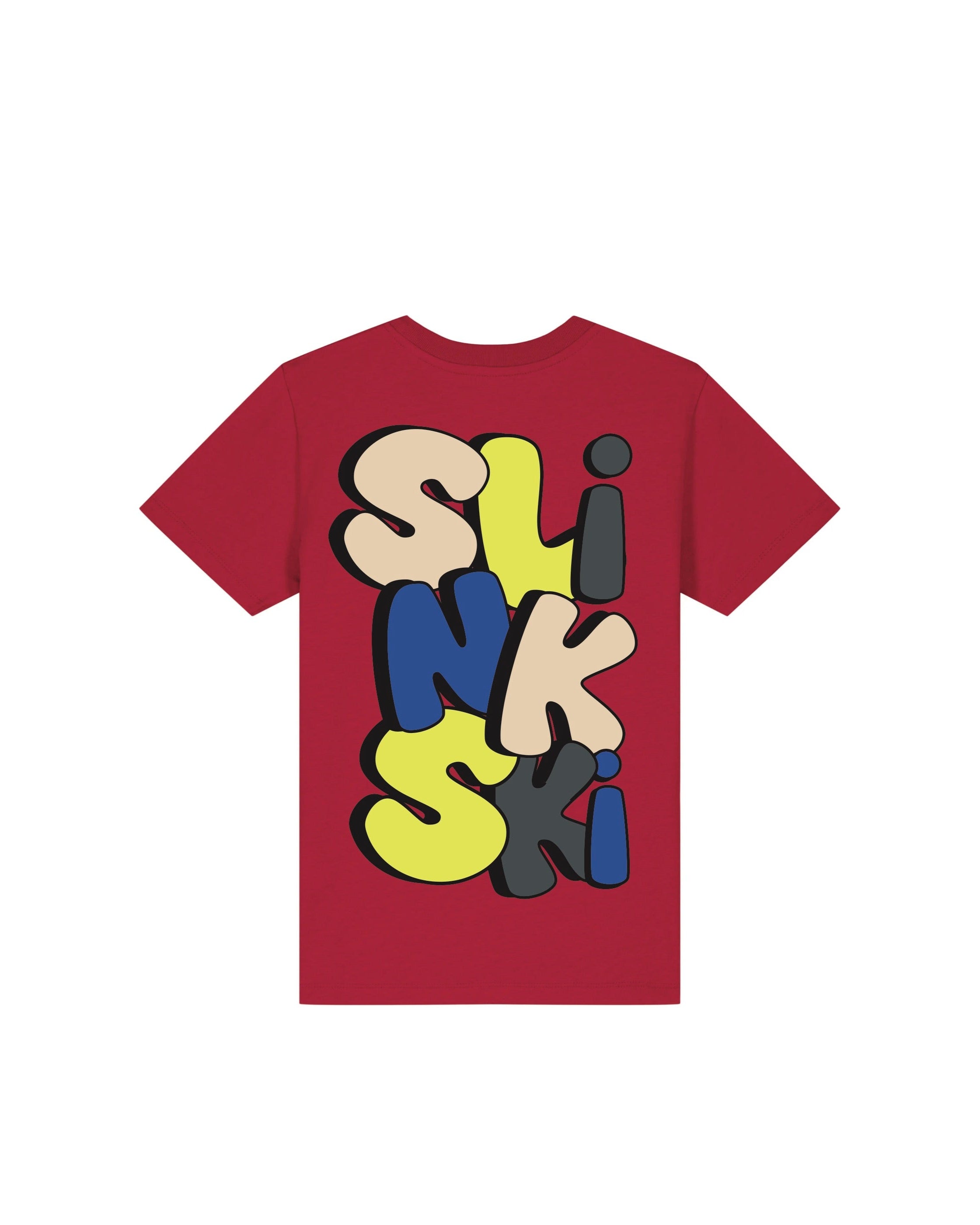 Mini Red Block Tee