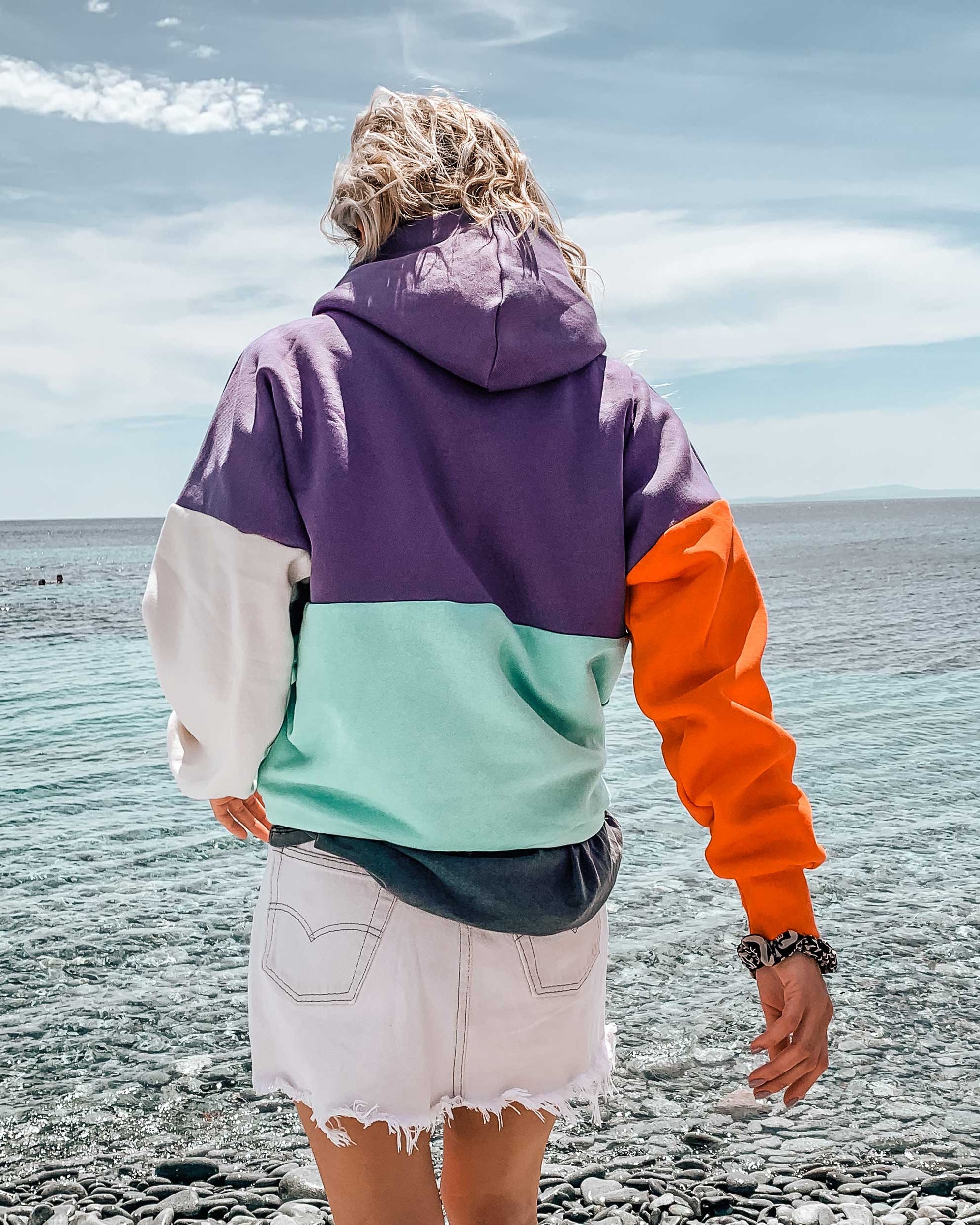 Retro Block Hoodie